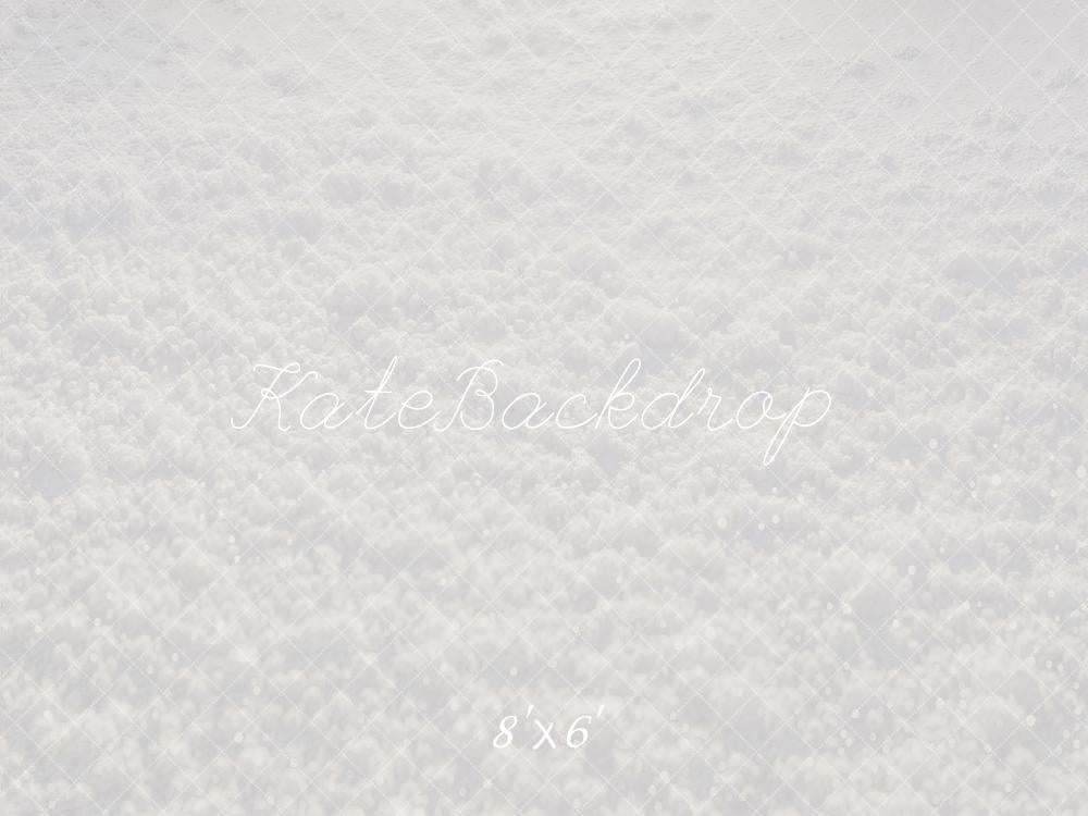 Kate Winter Snow Floor Printed Backdrop Designed by Emetselch