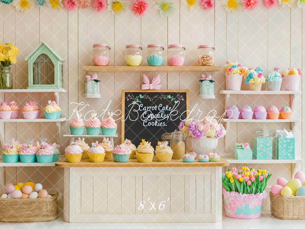 Easter Cupcake Shop Foto Achtergrond Designed by Patty Roberts