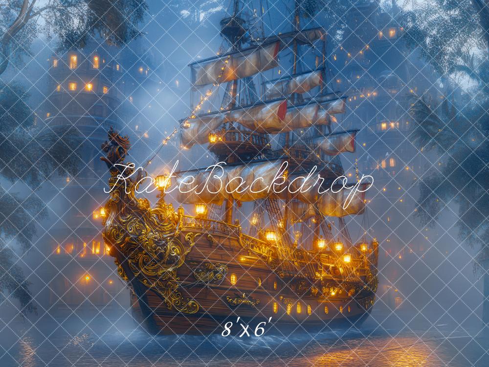 Kate Fantasy Pirate Ship Cave Adventure Backdrop Designed by Mini MakeBelieve