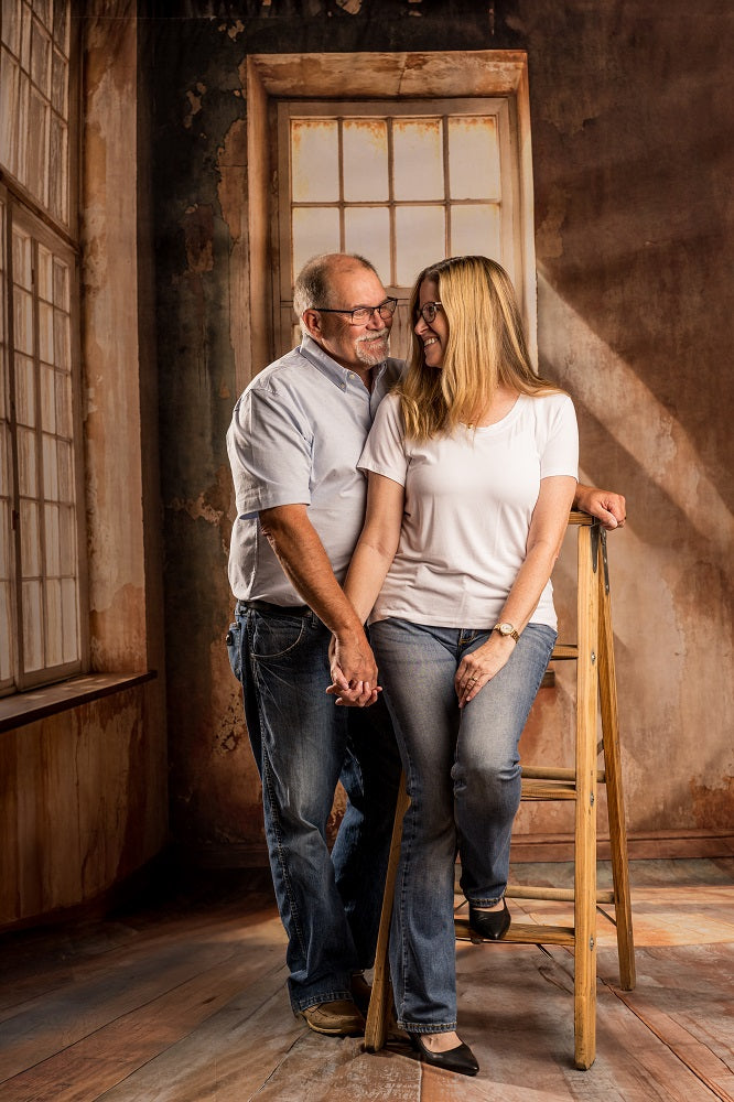 Kate Vintage Window Sunlit Room Fashion Backdrop Designed by Emetselch