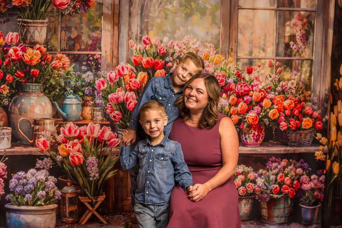 Kate Spring Flowers Tulips Greenhouse Room Set