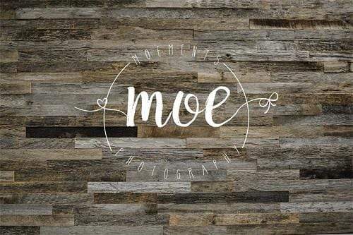 Katebackdrop¡êoKate Vintage Dark Wood Rubber Floor Mat designed by Moements Photography