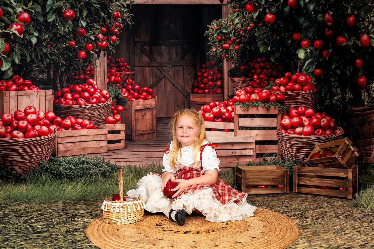 Valentine's Pink Candy House Foto Achtergrond Designed by Mini MakeBelieve