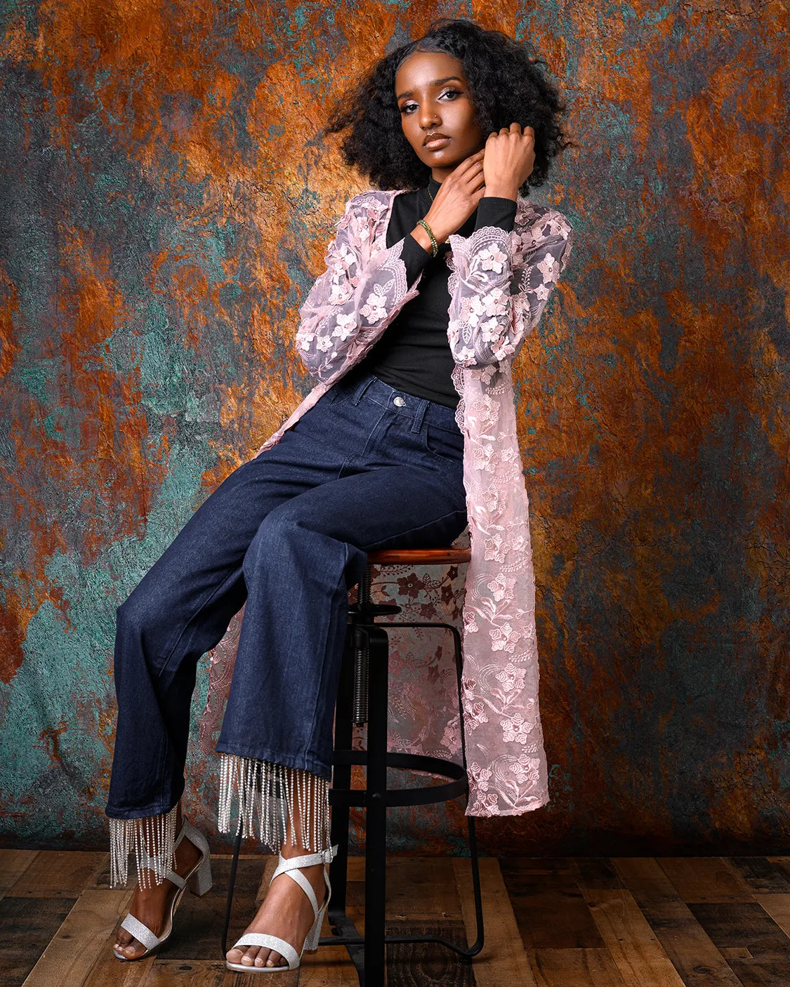 Kate Texture Abstract Steel-gray Lines Backdrop for Photography - Kate Backdrop