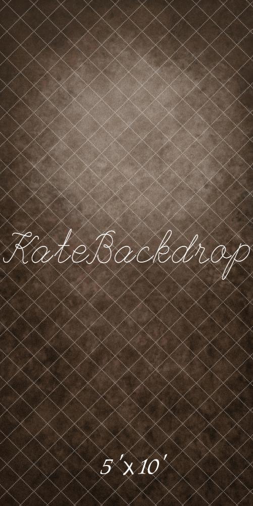 Kate Old Master Abstract Brown Printed Portrait Headshot Backdrop Designed by GQ