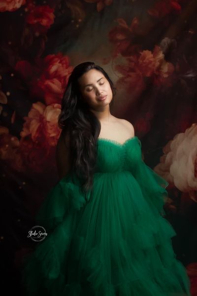 Kate Abstract Art Flowers Backdrop Designed by Chain Photography