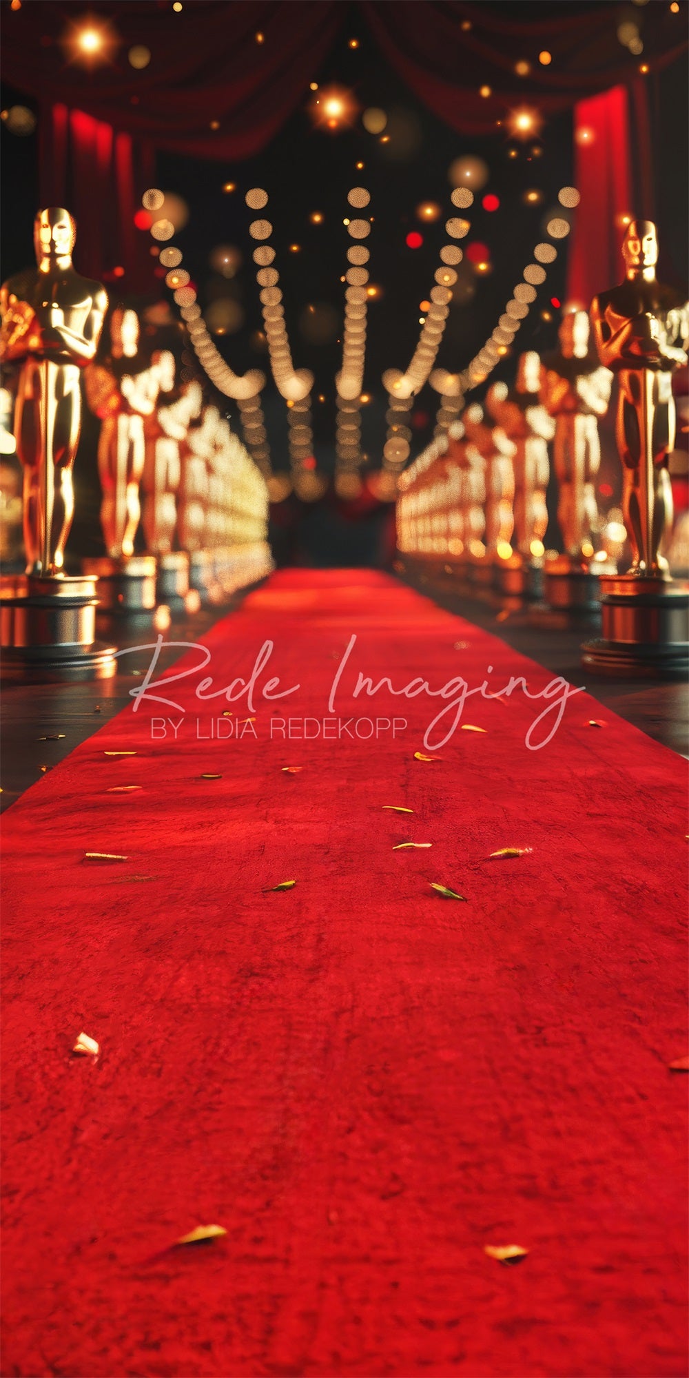 Kate Sweep Retro Movie Red Carpet Stage Backdrop Designed by Lidia Redekopp