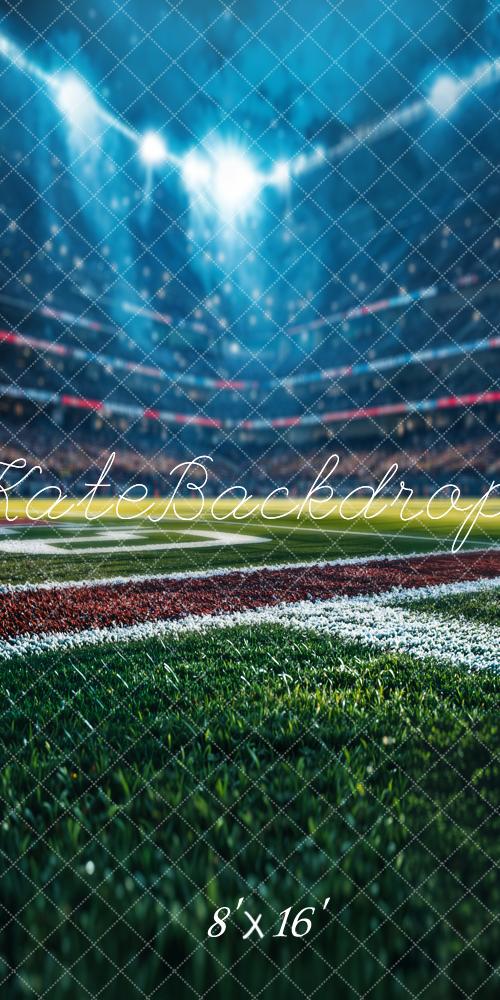 Kate Sweep Sports Soccer Stadium Night Backdrop Designed by Emetselch