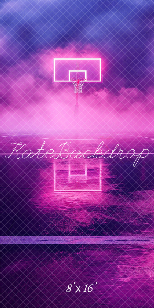 Fondo de baloncesto neon Sweep diseñado por Patty Robert