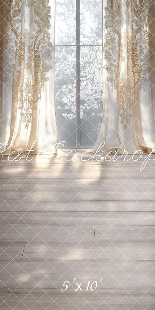 Sweep Elegante Tenda Finestra Luce Solare Sfondo Designed by Mini MakeBelieve