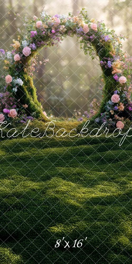 Kate Fantasy Fairy Floral Arch Backdrop Designed by Mini MakeBelieve