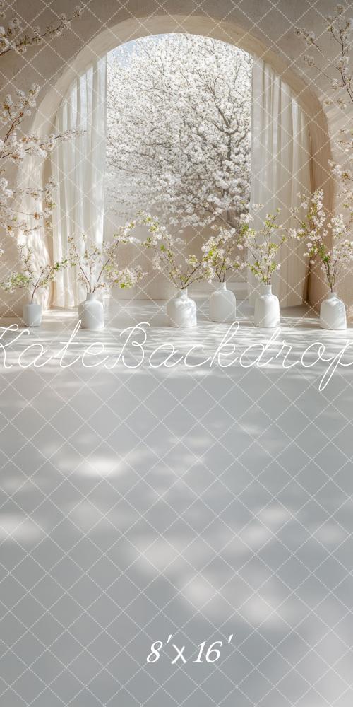 Kate Spring Cherry Blossom Arch Backdrop Designed by Mini MakeBelieve