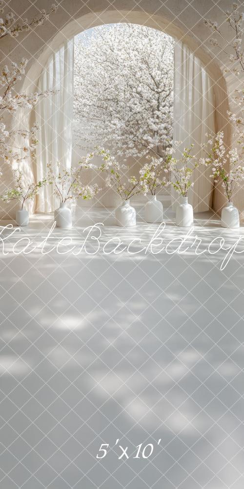 Kate Spring Cherry Blossom Arch Backdrop Designed by Mini MakeBelieve