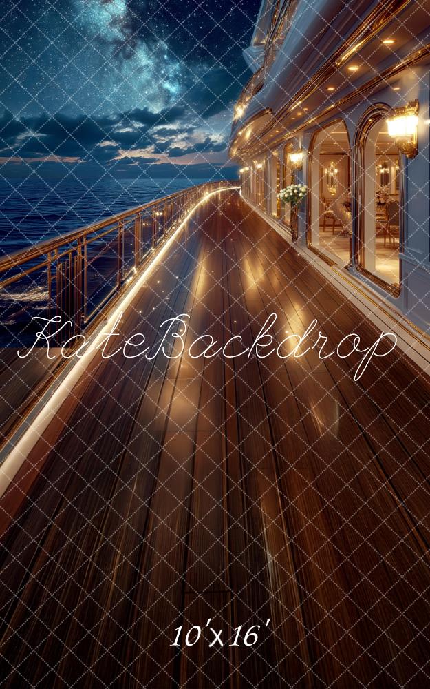 Kate Luxury Ship Cruise Night Sky Backdrop Designed by Mini MakeBelieve