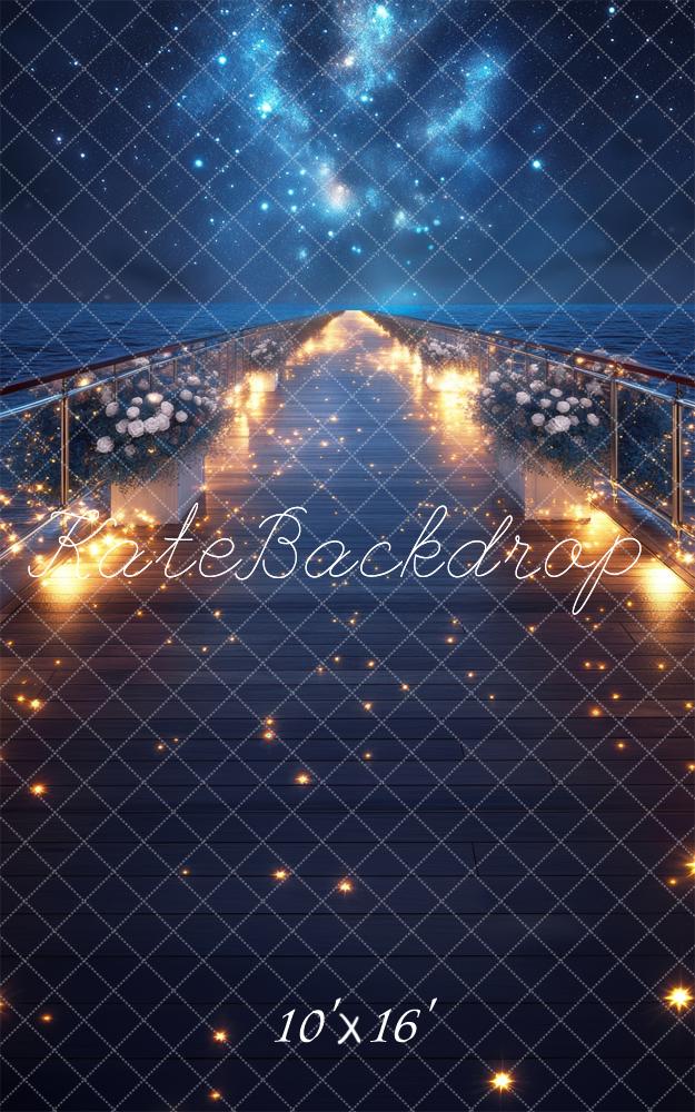 Kate Prom Pier Romantic Luxury Ship Backdrop Designed by Mini MakeBelieve