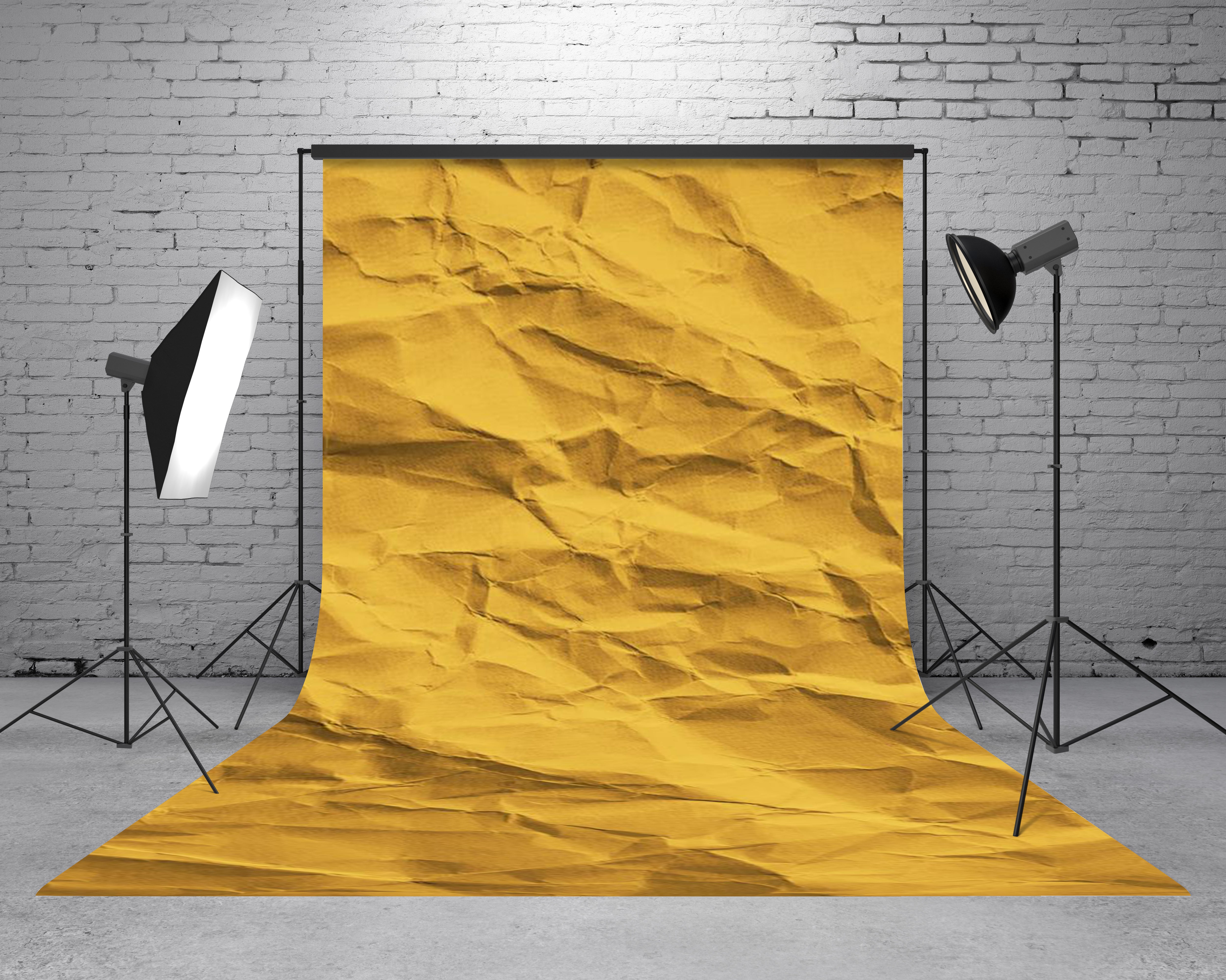 Fondo arrugado amarillo diseñado por Emetselch