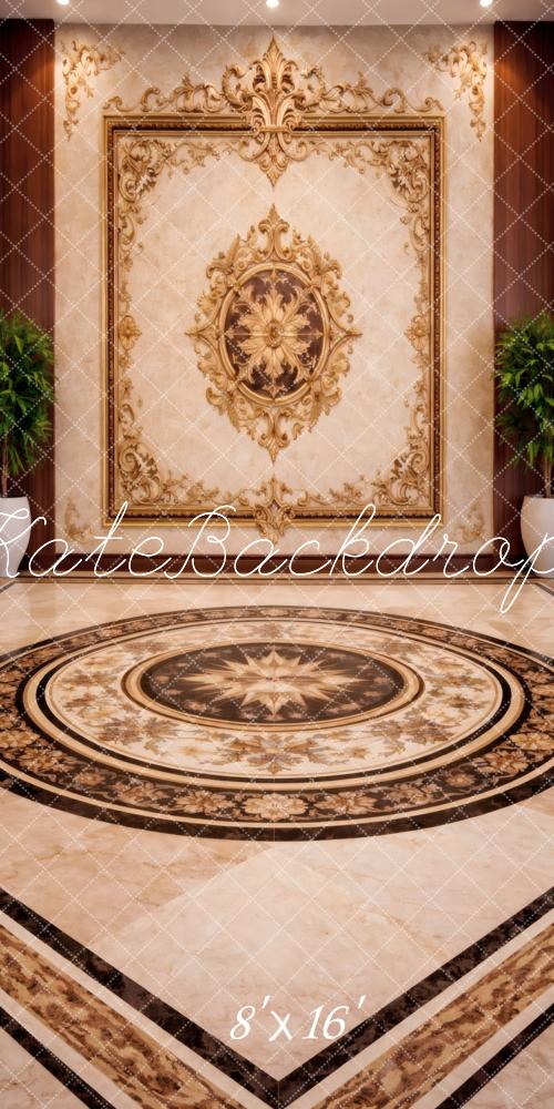 Kate Sweep Classic European Palace Medallion Printed Backdrop Designed by Vertigo Productions