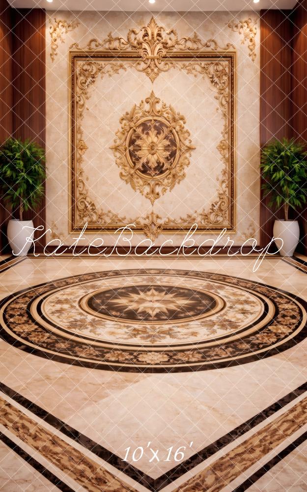 Kate Sweep Classic European Palace Medallion Printed Backdrop Designed by Vertigo Productions