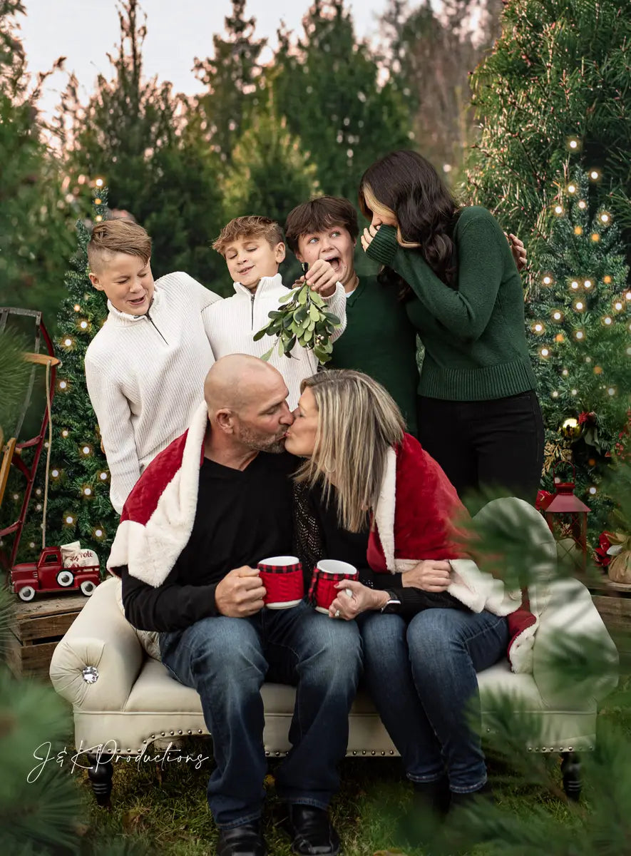 Kate Christmas Trees Backdrop Forest for Photography - Kate Backdrop