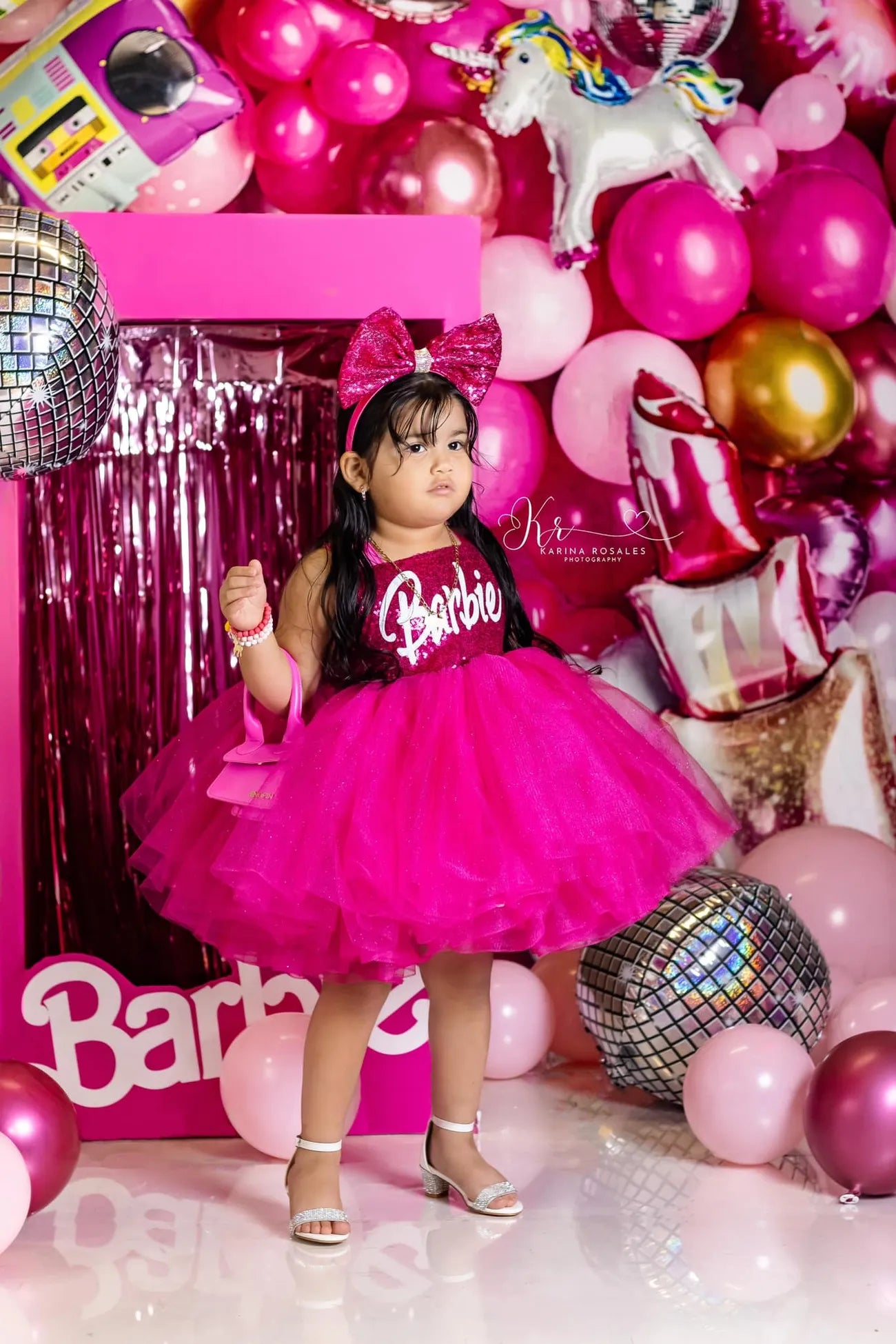 Kate Cake Smash Backdrop Birthday Party Girly Doll Designed by Mandy Ringe Photography - Kate Backdrop