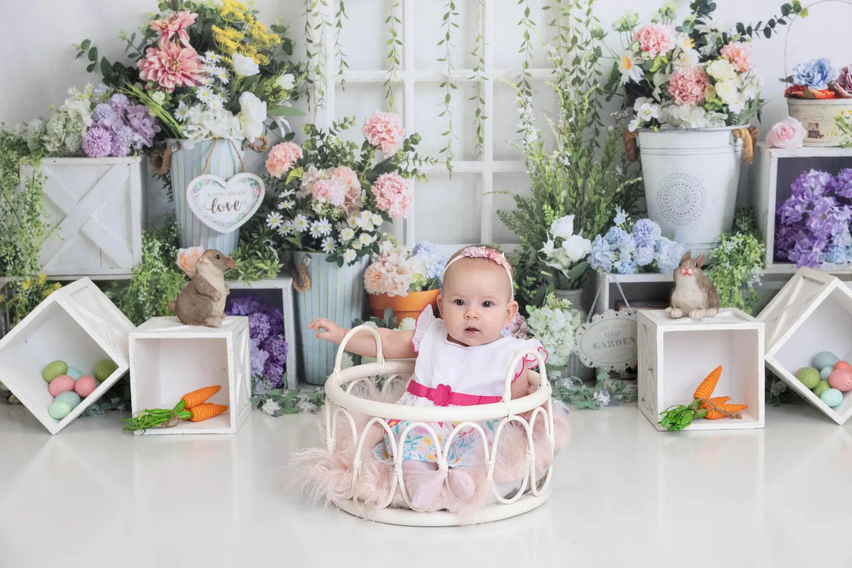 Kate Spring Flower Garden Backdrop Designed by Emetselch