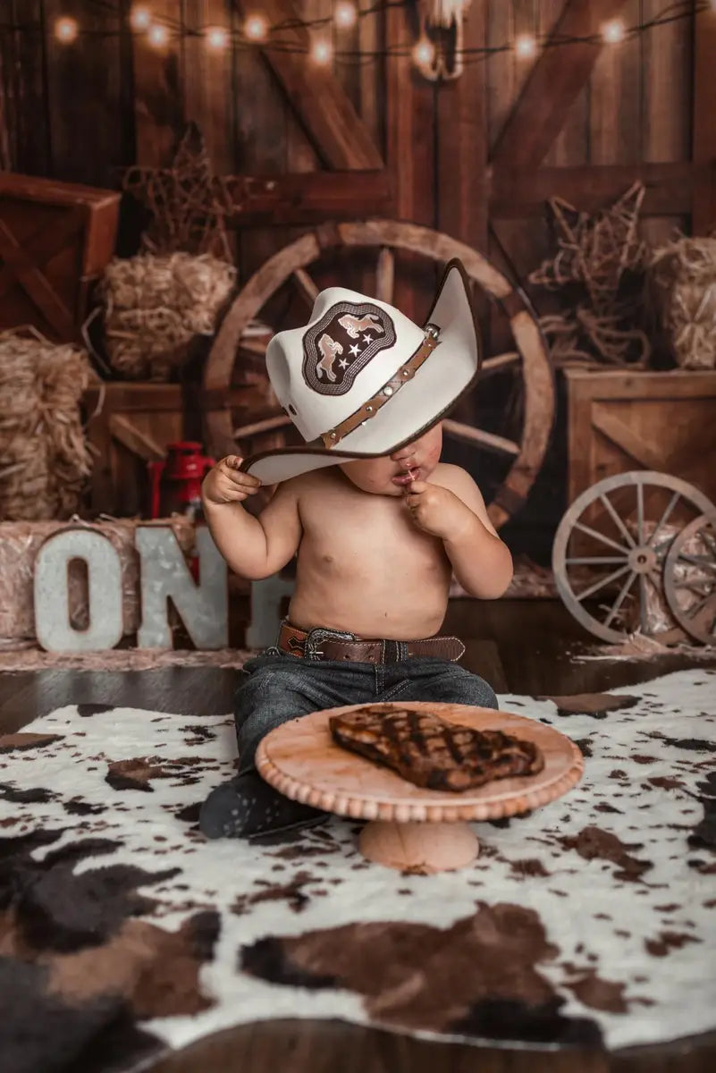 Scenario di fattoria di cowboy Backdrop Designed by Emetselch