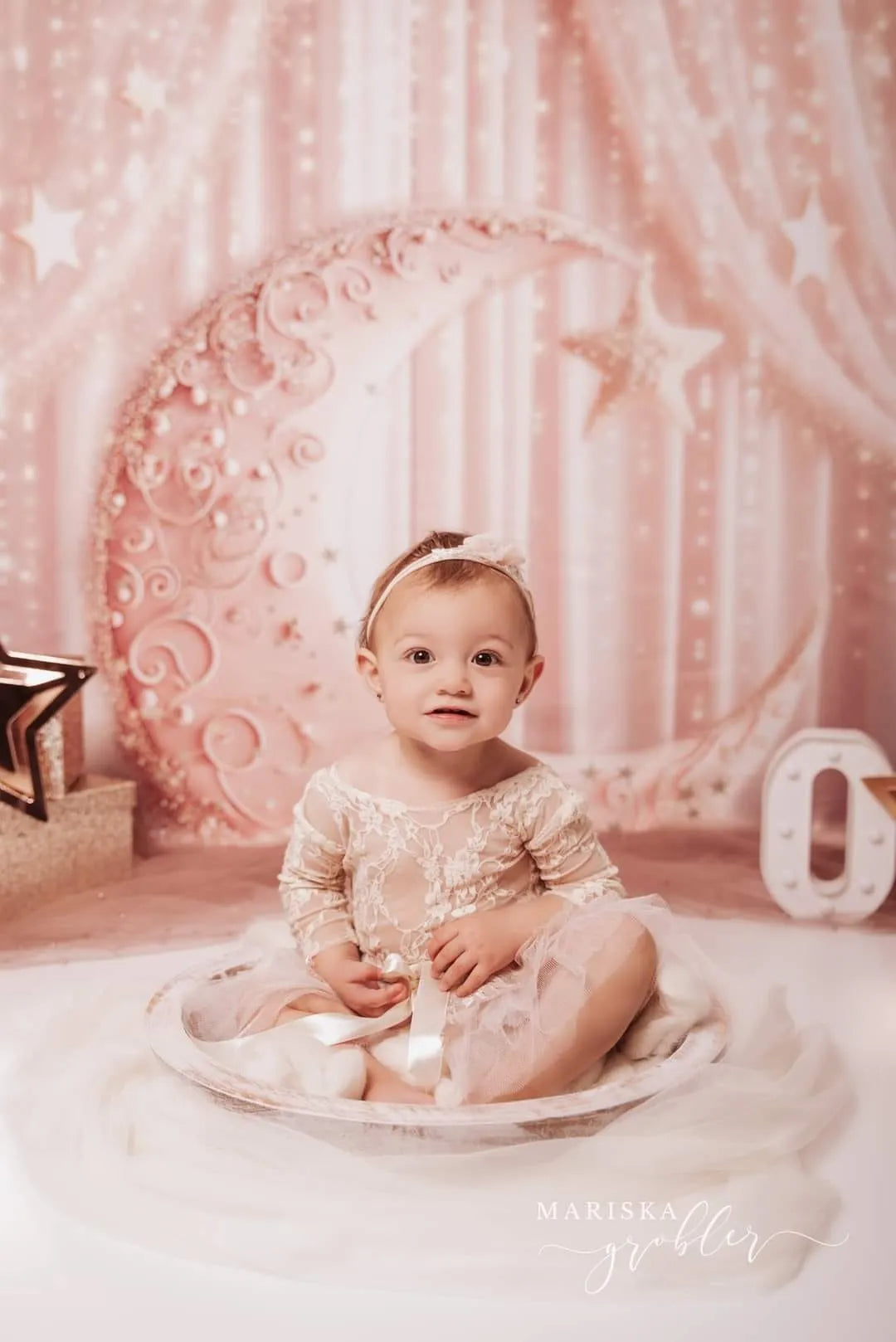 Kate Enchanted Celestial Moon Backdrop Designed by Ashley Paul