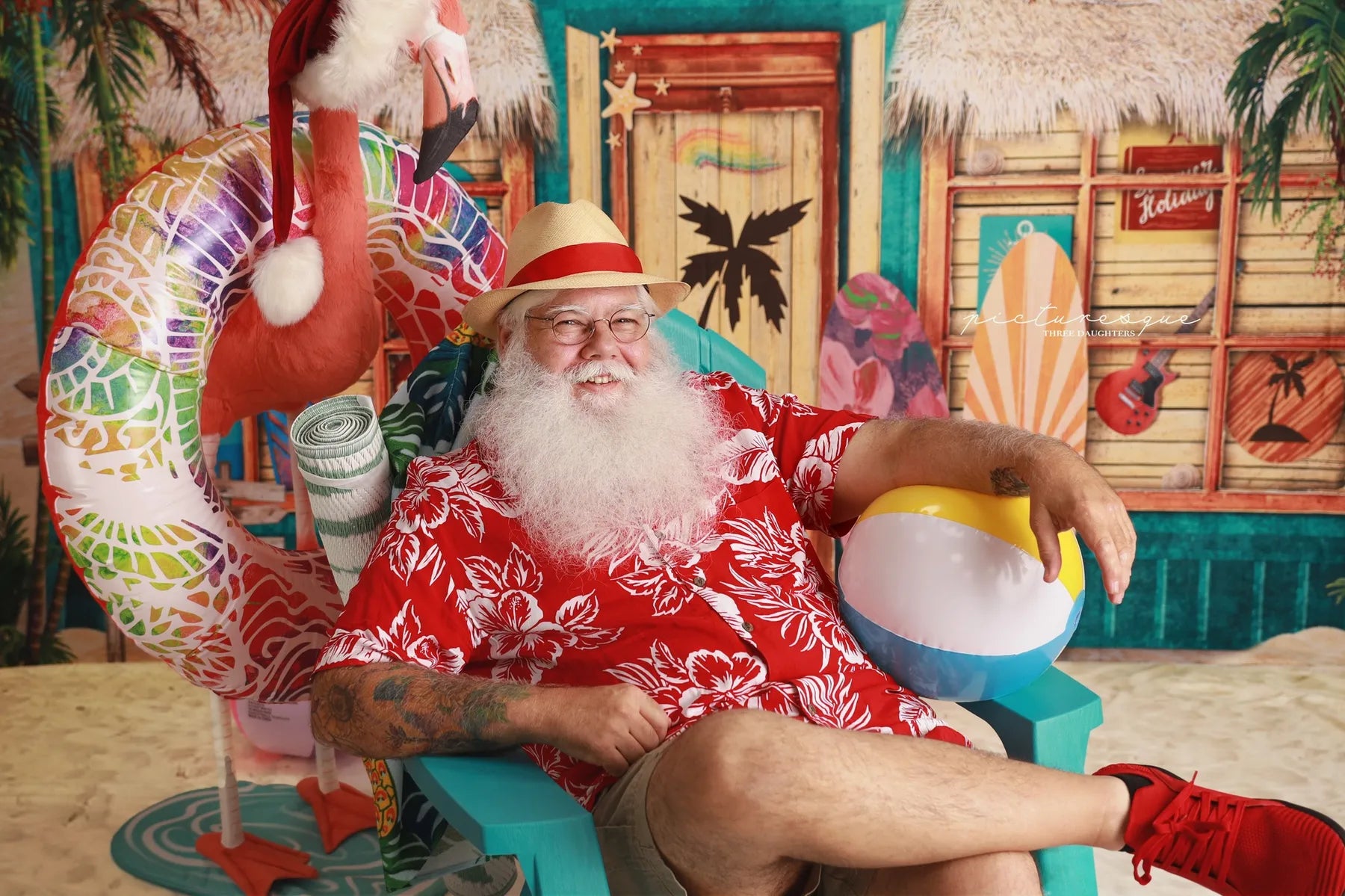 Kate Summer Surf Shop Beach Backdrop for Photography