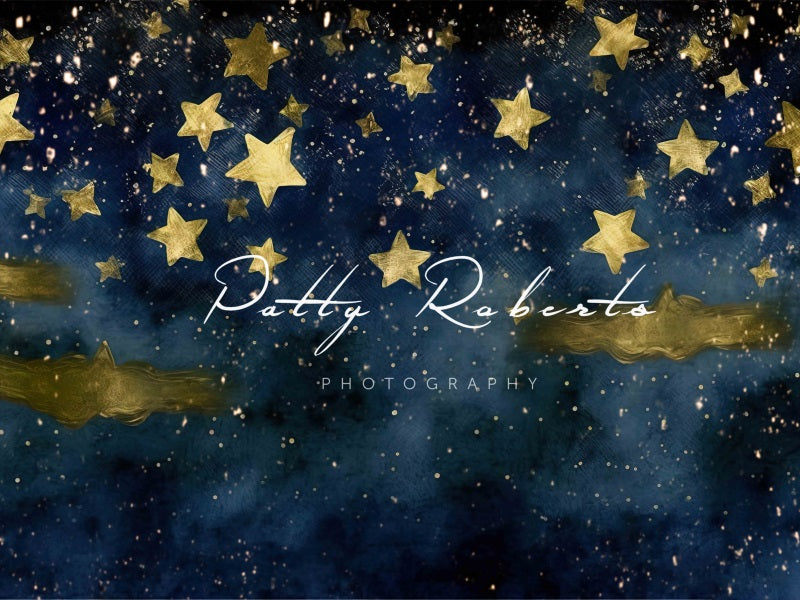 Kate Starry Night Star Cake Smash Baby Independence Day Backdrop Designed by Patty Robert