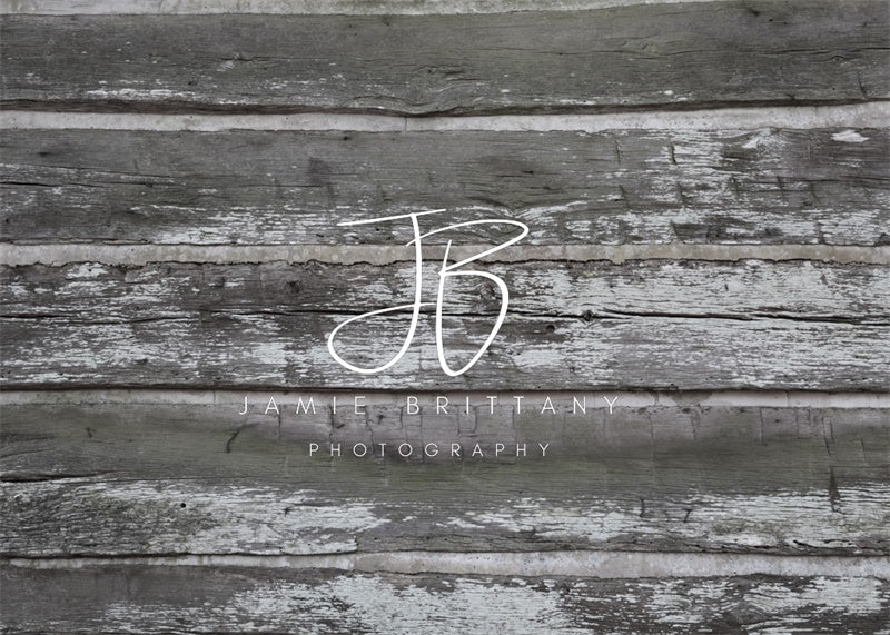 Retro blokhut wandachtergrond ontworpen door JB Photography