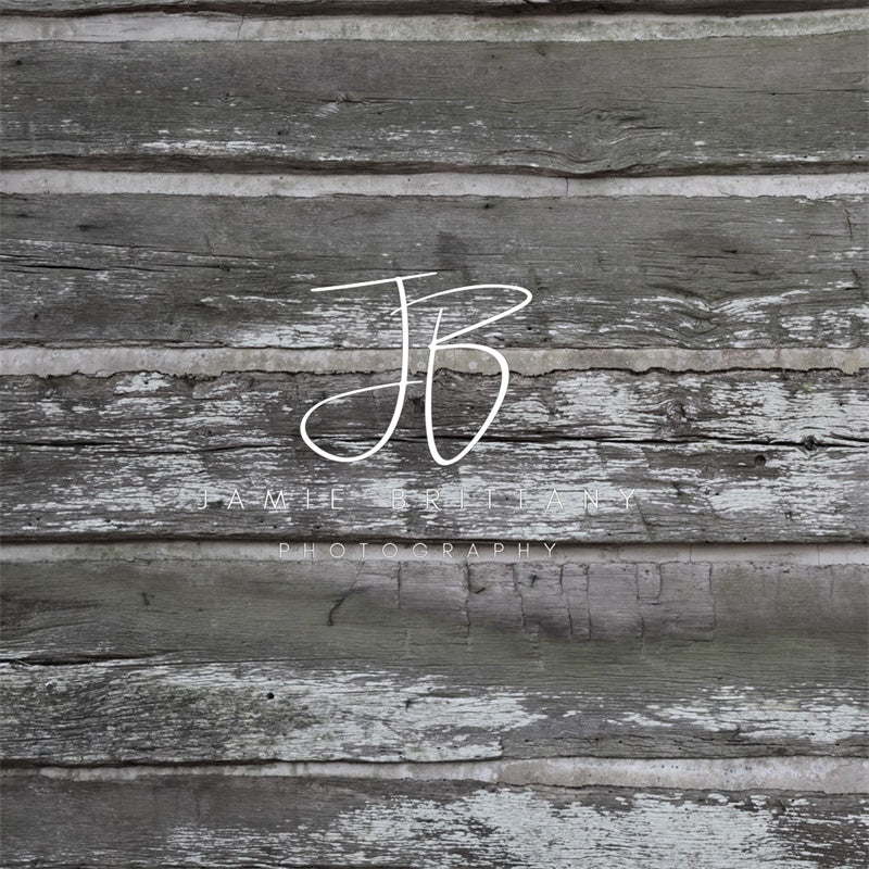 Retro blokhut wandachtergrond ontworpen door JB Photography