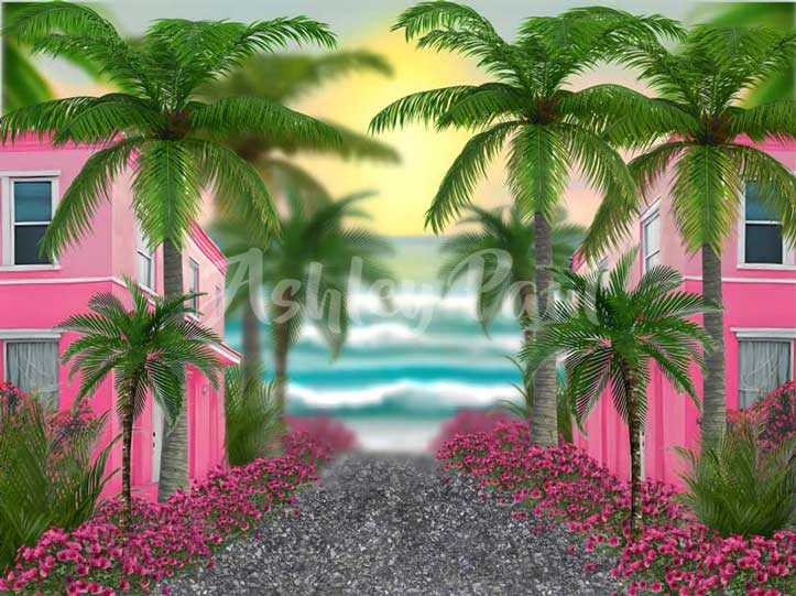 Kate Take Me to the Beach Fashion Doll Backdrop Designed by Ashley Paul