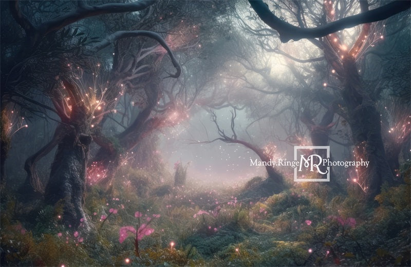Betoverend Feeënbos Zomer Fantasie Foto Achtergrond Ontworpen door Mandy Ringe Fotografie