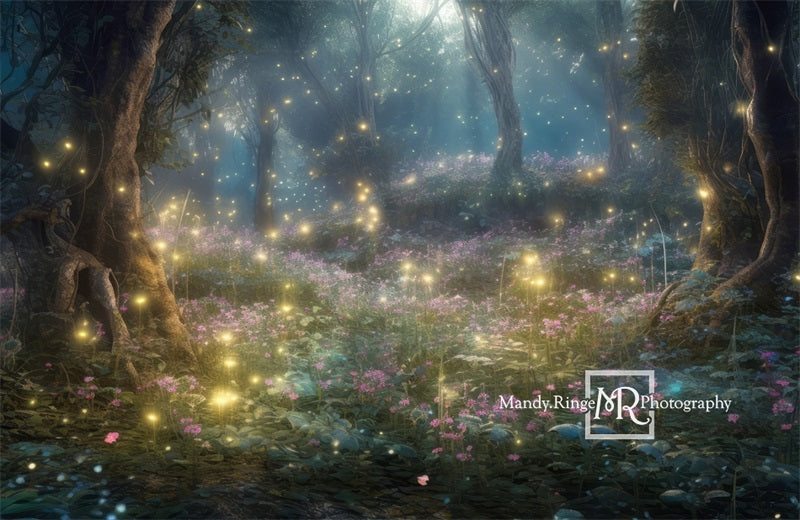 Kate Spring Enchanted Fairy Forest Backdrop Designed by Mandy Ringe Photography