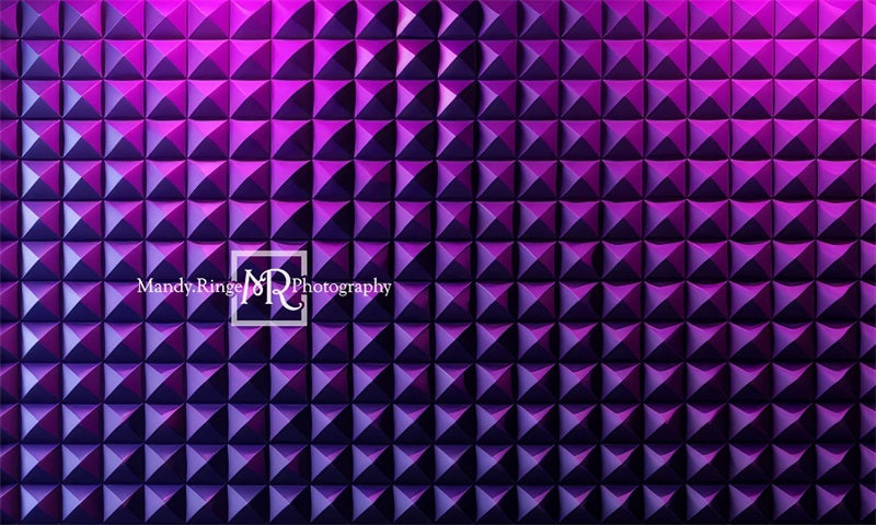 Futuristische Paarse Geometrische Textuur Foto Achtergrond Ontworpen door Mandy Ringe Fotografie