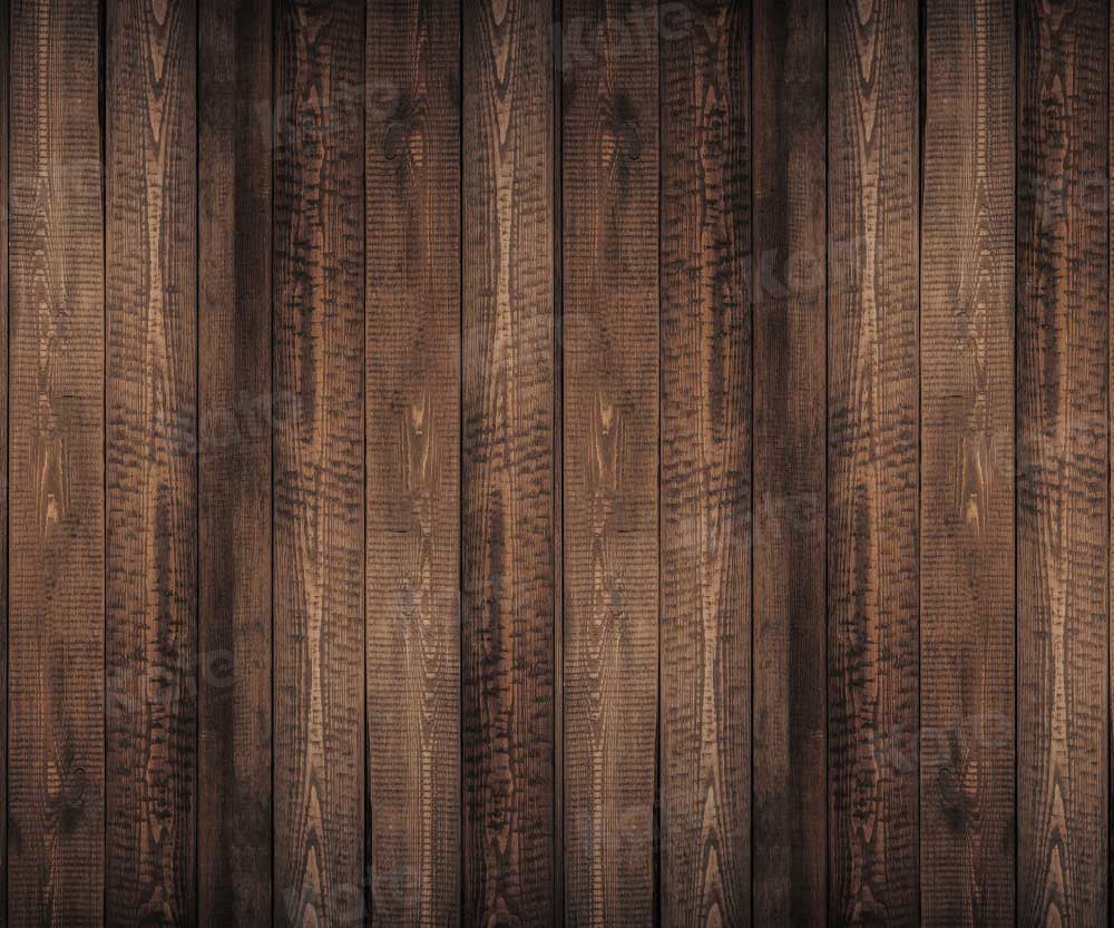 Kate Old Dark Brown Wood Floor Backdrop for Photography