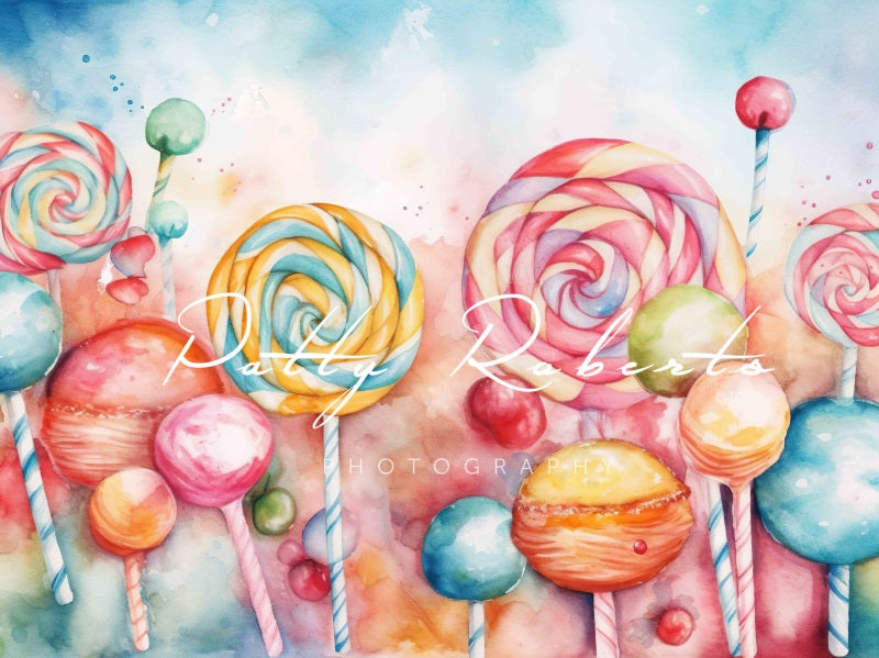 Kate Candy and Sweet Birthday Cake Smash Backdrop Designed by Patty Robert