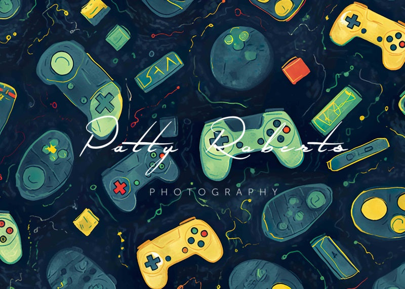 Kate Game World Gamepad Backdrop Designed by Patty Robert