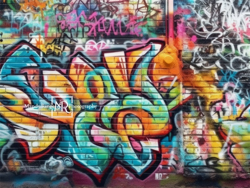 Stedelijke Graffiti-achtergrond Ontworpen door Mandy Ringe Fotografie