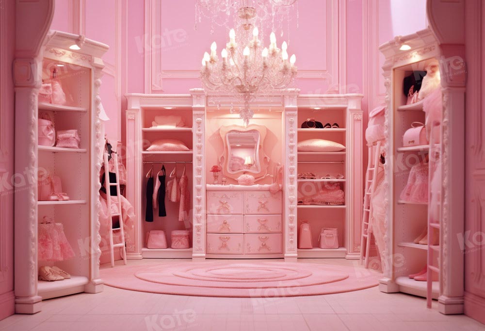 Luxury Walk In Closet Pink Amazon.com : CHNYWORK 15x10ft Pink Room