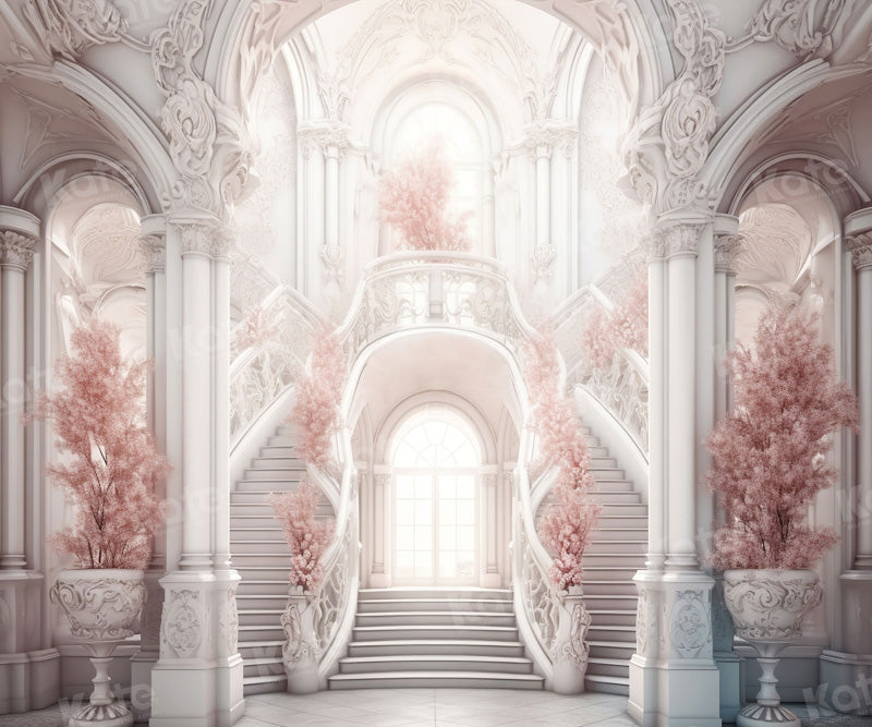 Kate Romantic Castle Wedding Architecture Backdrop for Photography