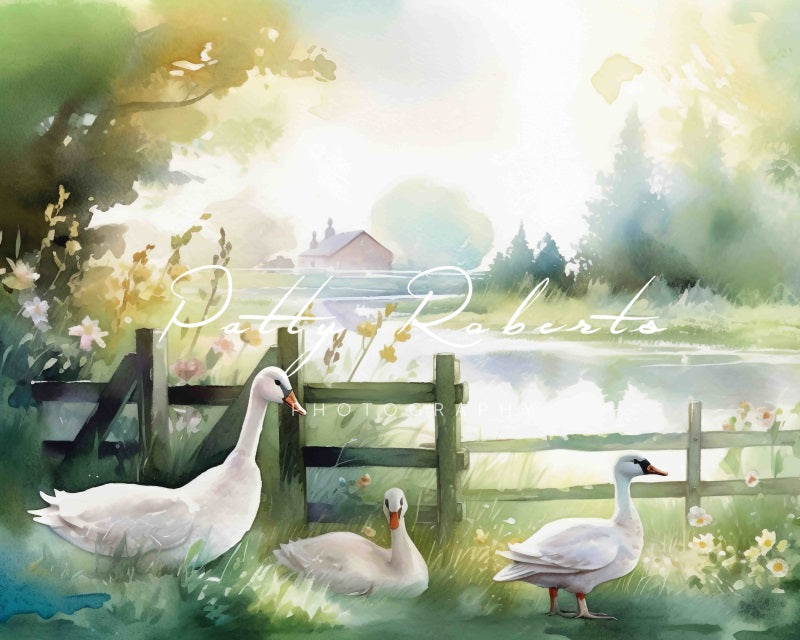 Plattelandse achtergrondontwerp ontworpen door Patty Robert