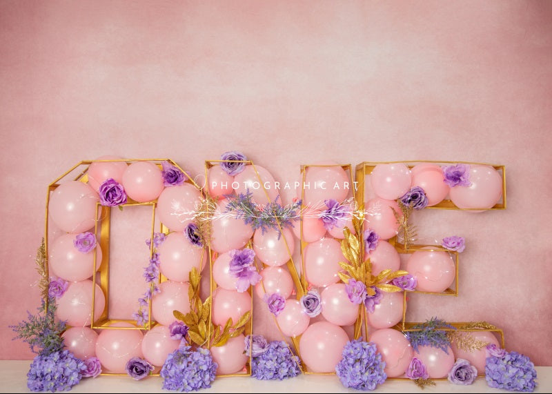 Telón de fondo para la sesión de fotografía de Smash Cake de Cumpleaños con Brillo Diseñado por Jenna Onyia