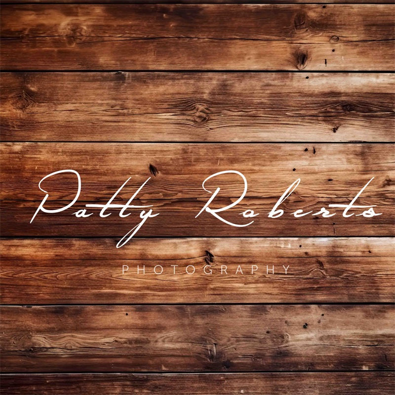 Rijke houten vloerachtergrond ontworpen door Patty Robert.