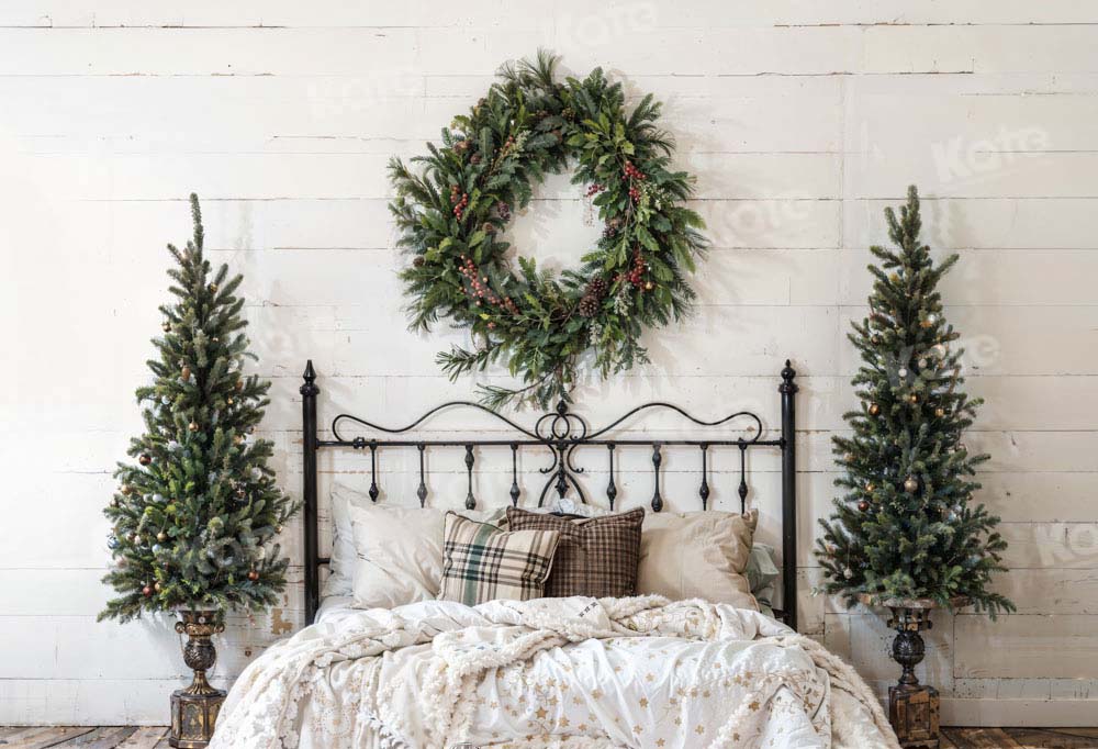 Kate Christmas Headboard Bedroom Boudoir Backdrop Designed by Emetselch