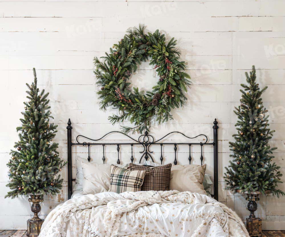 Kate Christmas Headboard Bedroom Boudoir Backdrop Designed by Emetselch