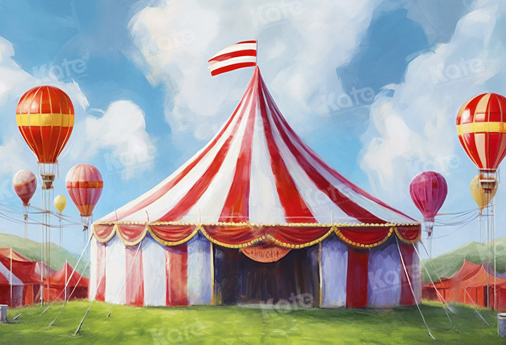 circus tent fabric Kate Vintage Circus Tent Photography Backdrop