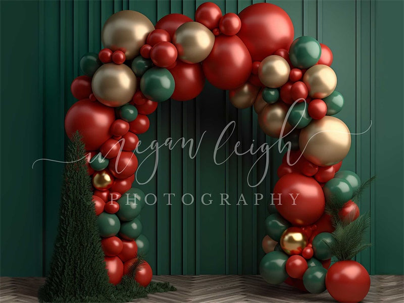 Globo aerostático Kate Evergreen Garland Fotografía diseñada por Megan Leigh.