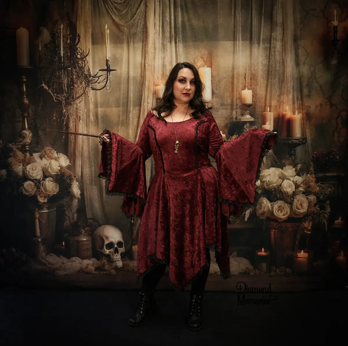 Fondo retro espeluznante de Halloween diseñado por Emetselch