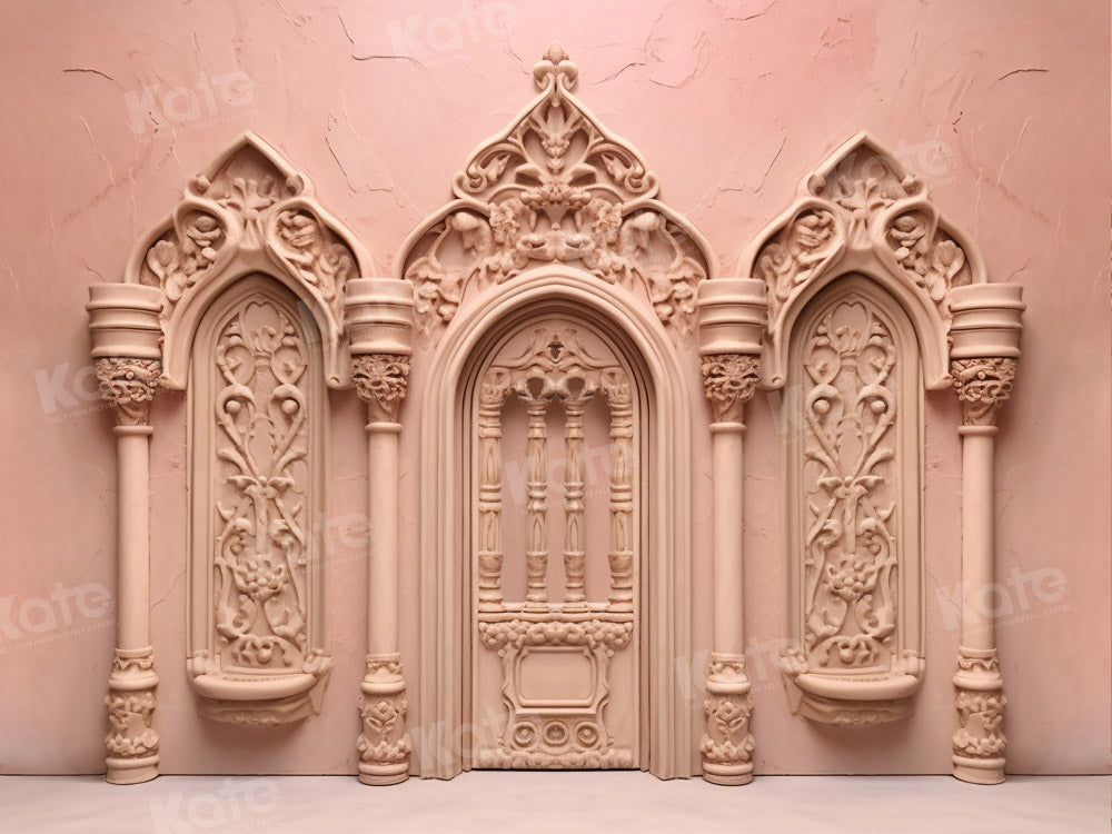 Roze Oud Vintage Muurachtergrond Ontworpen door Chain Photography